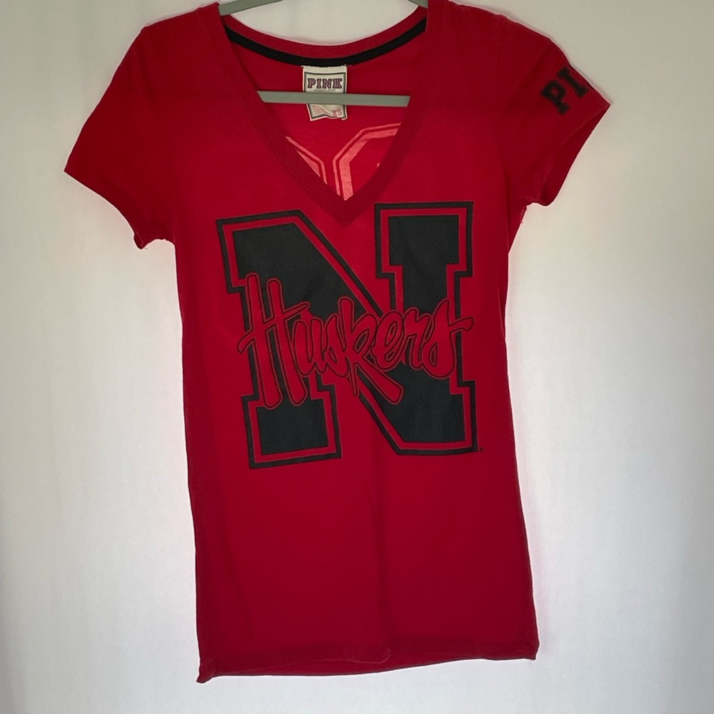 Red Nebraska PINK-brand t shirt